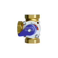 Zawór obrotowy trójdrogowy Concept By WOMIX GZM 3-40, 28kv, 11/2"