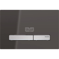 Przycisk uruchamiający Geberit Sigma50, przedni, szkło dymione