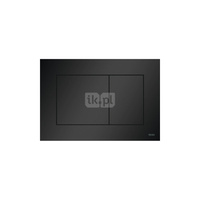 TECEnow - przycisk spłukujący do WC z tworzywa, czarny matowy