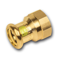 Mufa SANHA Press Gas Miedź 15 mm x 3/4'' (ZW x GW)