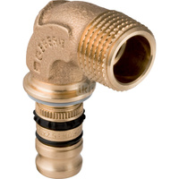 Kolano GEBERIT Mepla z gwintem zewn. Miedź x Miedź 50mm DN 40 x 1 1/2'' (Końcówka wciskowa x Gwint zewnętrzny gazowy stożkowy)