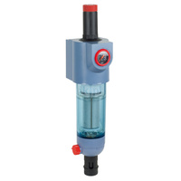 Filtr z płukaniem wstecznym i regulatorem ciśnienia, 2", siatka 100 mikronów, bez przyłącza obrotowego, bezołowiowy