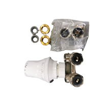 Set instalacyjny (głowica TC – S4  zacisk, dwururowy blok kurków kątowych ME1/50, nyple 1/2" x 3/4", komplet złącza A3 - 16 x 2,0)