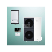 Pakiet Systemowy OZE - Pompa ciepła powietrzna powietrze-woda split VAILLANT VWL 105/5AS aroTHERM 10.2kW 400V + Regulator sensoCOMFORT VRC 720 + Moduł naścienny VWL 127/5IS