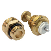 Zestaw do rozdzielacza 42 mm: zawór termostatyczny, nypel 1/2"x3/4"