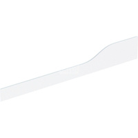 Osłona dekoracyjna, przednia, do umywalki Geberit Bambini, do 3 baterii umywalkowych, głębsza umywalka po lewej stronie, biały a