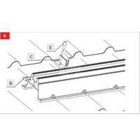 Szyna montażowa SMB-65 L2180 AL KLIK system B057