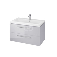 SET 967 LARA COMO 80 SZARY DSM (SZAFKA + UMYWALKA)