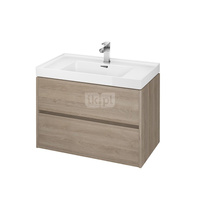 SET B115 CREA 80 DĄB ZMONT ( SZAFKA + UMYWALKA) WIRT.