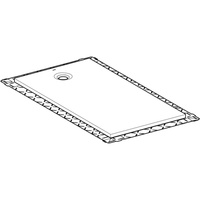 Brodzik prostokątny Geberit Olona 90x75 cm, biały