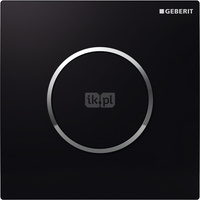 Pneumatyczny zawór spłukujący Geberit do pisuaru, ręczny, Typ 10, czarny-chrom bł.-czarny