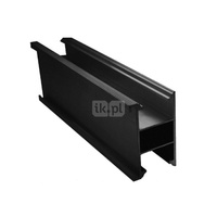Szyna montażowa ryflowana SM-30x50/3180 AL KLIK czarna