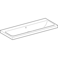 Umywalka iCon Light 120 cm, bez otworu, z przelewem, 