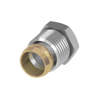 Śrubunek TECE TECEFLEX Mosiądz 15mm x 1/2'' (ZW x GZ)