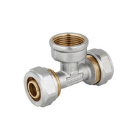 609 O16xG1/2xO16 W Trójnik klasa 1/10 5/6 16x2 CuZn-C