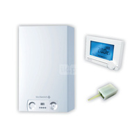 Pakiet - Kocioł gazowy dwufunkcyjny DE DIETRICH MCX 24/28 MI Plus kondensacyjny wiszący 6.3 - 25.0kW + Regulator modulujący iSense