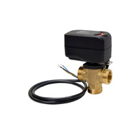 Zawór przełączający 3-drogowy WZP3-20M (Mosiężny, kvs 8m3/h, czas obrotu 8s, 2-punktowy, przyłącza 3/4” GZ,)