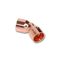 Łuk 45' SANHA 5041 Miedź 6 mm x 6 mm (LW x LW)