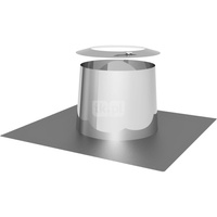 Przejście dachowe płaskie z kołnierzem fi80mm