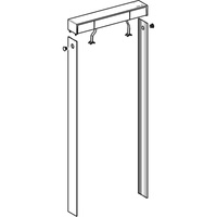 Zestaw pokrywy i okładzin bocznych do modułu sanitarnego Geberit Monolith Plus do WC wiszącego, H114, indywidualizowany, alumini