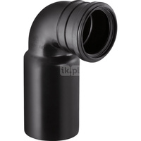 Kolano odpływowe PE do WC d90/90