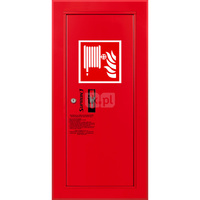 Hydrant DN25 wnękowy boczny, wąż 20m, zamek patent, RAL 3000 prawy