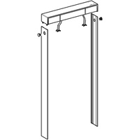 Zestaw pokrywy i okładzin bocznych do modułu sanitarnego Geberit Monolith Plus do WC wiszącego, H101, indywidualizowany, alumini