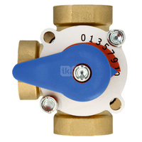 Zawór obrotowy trójdrogowy Concept By WOMIX GZM 3-15, 4kv, 1/2"