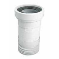 Rura WC harmonijkowa z uszczelką L-180>230mm,,wejście 90-110mm,wyjście 110mm 