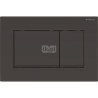 Przycisk uruchamiający Geberit Sigma30, przedni, czarny-czarny mat-czarny