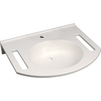 Umywalka Geberit Publica 60x55 cm, z wycięciami