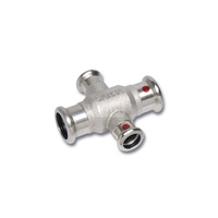 Złącze czwórnik SANHA Therm (15 mm x 15 mm x 12 mm x 12 mm)