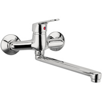 SMILE bateria zlewozmywakowa ścienna, chrom