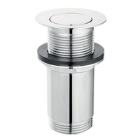 Zawór spustowy uniwerrsalny do umywalek bez przelewu, wysoki, chrom