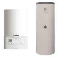 Pakiet - Kocioł gazowy jednofunkcyjny VAILLANT ecoTEC pro VC 146/5-3 kondensacyjny wiszący 5.9-15.3kW + Czujnik c.w.u. + Zasobnik c.w.u W-E 220