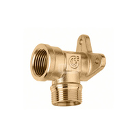 Złączka kolankowa z gwintem wewnętrznym do montażu na ścianie 1/2" GW x 23 p.1,5 GZ