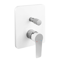 ADORE bateria podtynkowa, 2-funkcyjna, chrom/biały