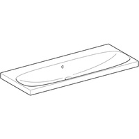 Umywalka Acanto B120cm, bez otworu, z przelewem