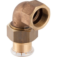 Śrubunek Geberit Mapress Kupfer przejściowy kątowy 90° z gw.wewn. d15-Rp½
