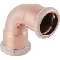 Kolano GEBERIT Mapress Kupfer FKM Miedź x Miedź 28mm x 28mm (Mufa zaciskowa x Mufa zaciskowa)
