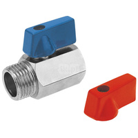 Zawór kulowy wodny mini 1/2" nakrętno-wkrętny