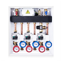 Grupa pompowa VITZONE 113 - 2 bezpośrednie pompowe obiegi grzewcze, bez podmieszania + 1 obieg grzewczy z zaworem termostatycznym