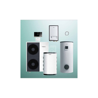 Pakiet Systemowy OZE - Pompa ciepła powietrzna powietrze-woda split VAILLANT VWL 125/5AS aroTHERM 11.9kW 400V + Regulator sensoCOMFORT VRC 720 + Zasobnik c.w.u. VIH RW 400/3BR + Zasobnik buforowy VPS R 100/1M + Moduł naścienny VWL 127/5IS