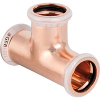 Trójnik GEBERIT Mapress Kupfer równoprzelotowy Miedź54mm x 54mm x 54mm (DN 50 x DN 50 x DN 50) (Mufa zaciskowa x Mufa zaciskowa x Mufa zaciskowa)