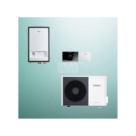 Pakiet Systemowy OZE - Pompa ciepła powietrzna powietrze-woda split VAILLANT VWL 75/5AS aroTHERM 6.7kW 400V + Regulator sensoCOMFORT VRC 720 + Moduł naścienny VWL 77/5IS