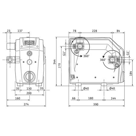 Wilo-Isar BOOST5-E-5 hydrofor premium dla stabilnego ciśnienia w domu i ogrodzie. Wyposażony w pompę samozasysająca i wszelskie niezbędne elementy sterująco-regulujące